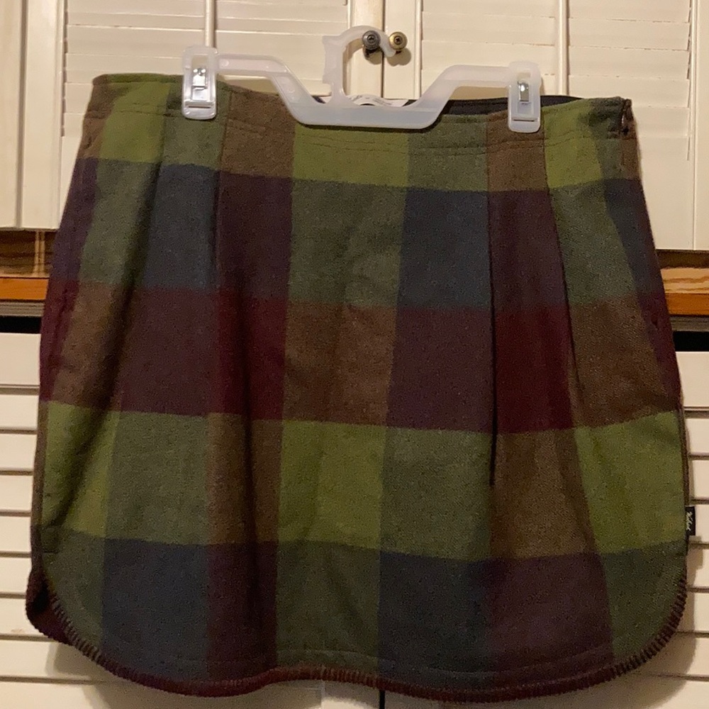 Woolrich Richville II Seasonal Plaid Wool Mini Skirt - Picture 1 of 9
